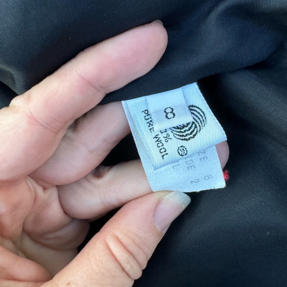 Albert Nipon Black Wool Jacket - Picture 9 of 10